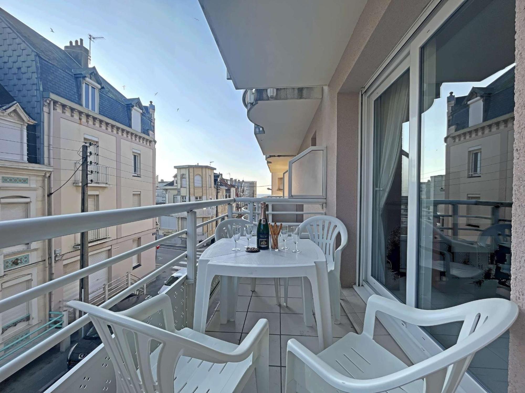 Superbe T2 Bis Proche Plage Avec Balcon Et Parking - Fr-1-646-44 Berck Zewnętrze zdjęcie